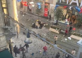 انفجار بميدان تقسيم بمدينة إسطنبول التركية