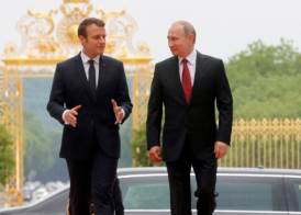 رئيسا فرنسا وروسيا