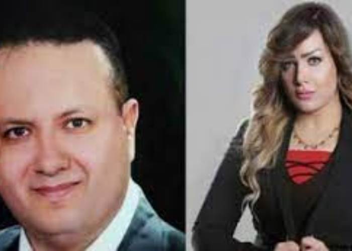 المذيعة شيماء جمال وزوجها القاضى 
