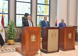اجتماع رئيسي مجلسي النواب والدولة الليبيين في القاهرة
