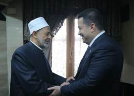 شيخ الأزهر ورئيس الوزراء العراقي