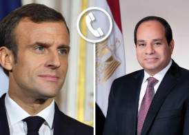 رئيسا مصر وفرنسا