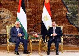 رئيسا مصر وفلسطين