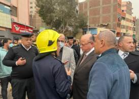 محافظ القاهرة من موقع الحادث