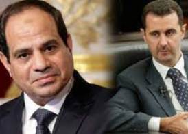  الرئيس عبد الفتاح السيسي و الرئيس بشار الأسد