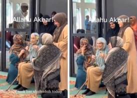 سيدة تعلن دخولها الإسلام