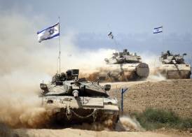  دبابات إسرائيلية في غزة