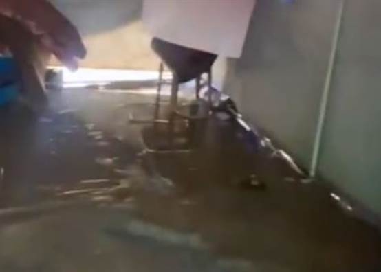 غرق مخيمات غزة 