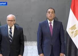 مصطفى مدبولي ونظيره اللبناني 