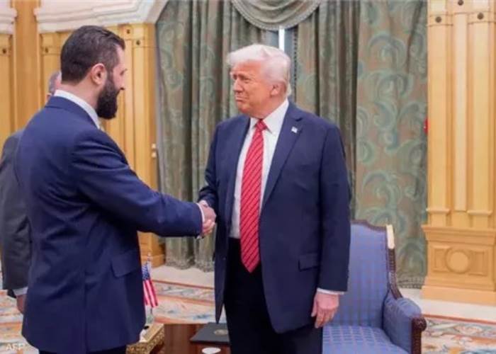 ترامب وأحمد الشرع 