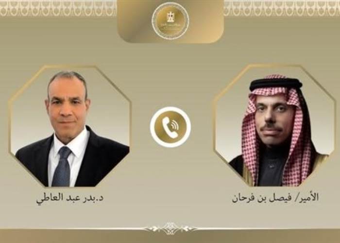 وزير الخارجية ونظيره السعودي