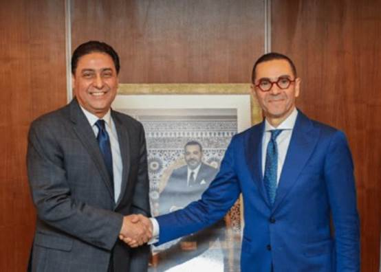 وزير الاستثمار ونظيره المغربي