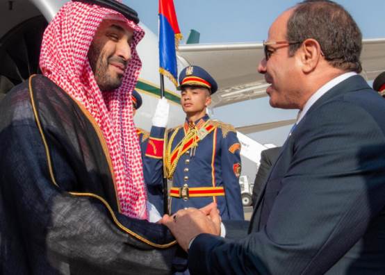 الرئيس السيسي ومحمد بن سلمان 