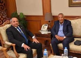 كامل أبو علي ومحافظ بورسعيد 