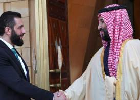 ولي العهد وأحمد الشرع 