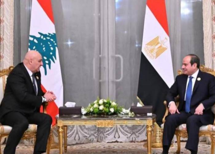 الرئيس السيسي وجوزيف عون الرئيس السيسي وجوزيف عون