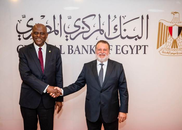 محافظ البنك المركزي ونظيره النيجيري محافظ البنك المركزي ونظيره النيجيري
