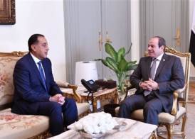 الرئيس السيسي ورئيس الوزراء 