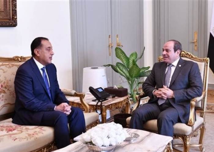 الرئيس السيسي ورئيس الوزراء 