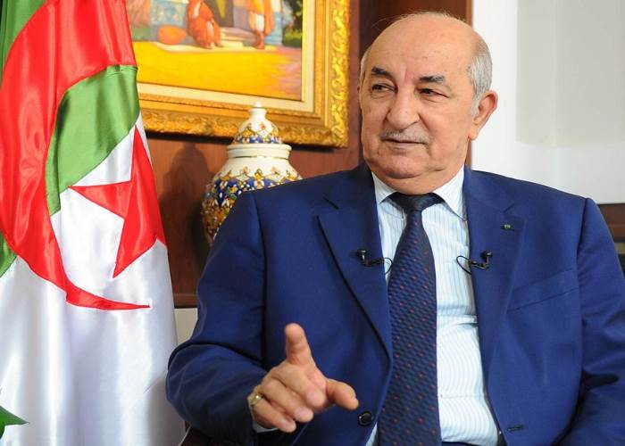 الرئيس الجزائري عبد المجيد تبون