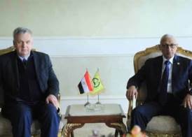 محافظ شمال سيناء ورئيس الوفد الألماني