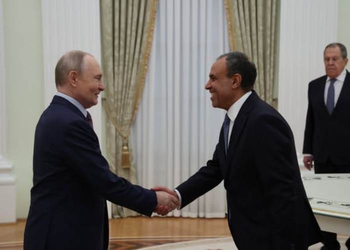 وزير الخارجية وبوتين 