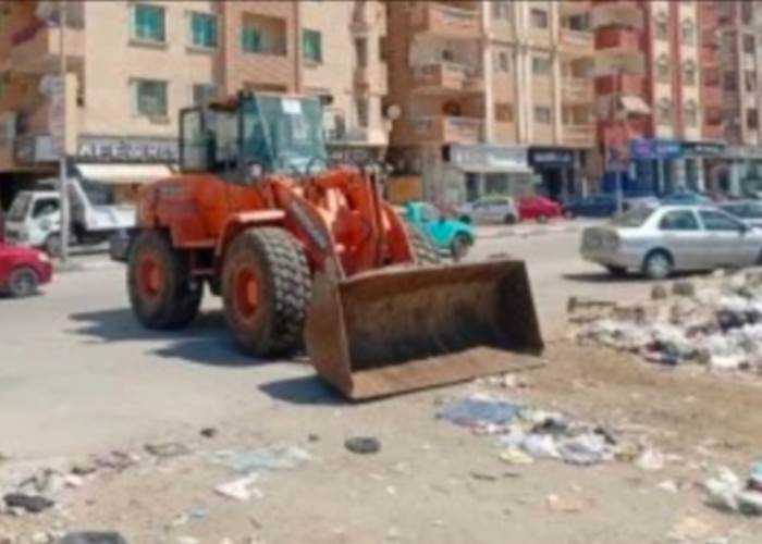 حملة رفع القمامة والمخلفات بمركز الإسماعيلية