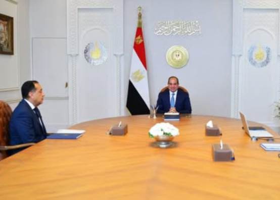 الرئيس السيسي ومصطفى مدبولي